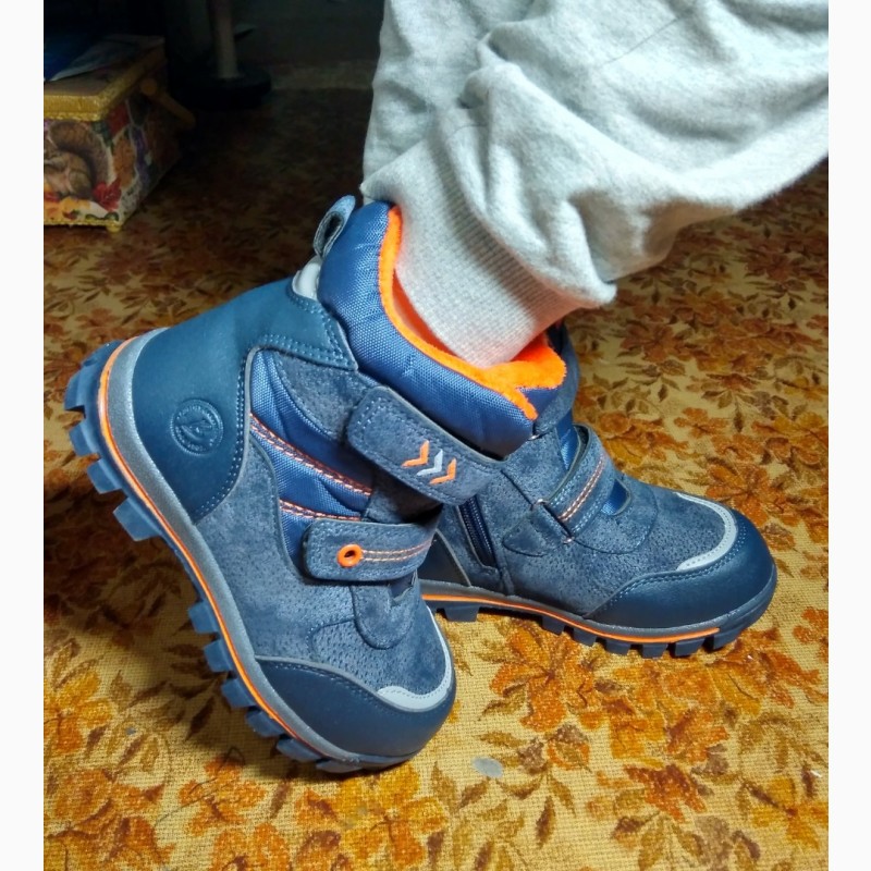 Фото 4. Ботинки, сноубутсы детские, синие, зима, мальчик