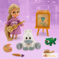 Кукла мини аниматор Рапунцель с набором игрушек
