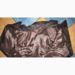Утеплённая женская кожаная куртка - косуха с поясом. Лот 294
