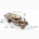 Механический-Деревянный 3D Конструктор - Грузовик UGM-11