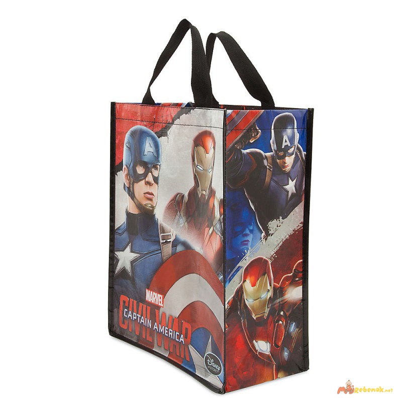 Фото 3. Многоразовая сумка Капитан Америка