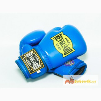 Боксерские перчатки 10ун с печатью ФБУ синие