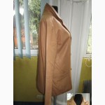 Оригинальная женская кожаная куртка-пиджак. Лот 245