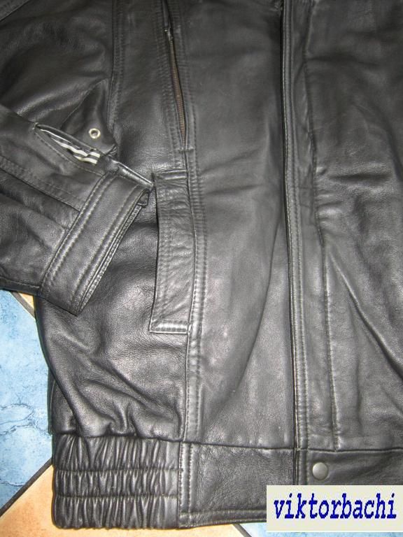Фото 5. Маленька шкіряна чоловіча куртка - бомбер VMC (Echtes Leder). Німеччина. 48р. Лот 1100
