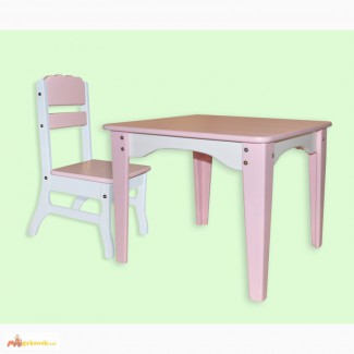 Комплект мебели для детей Фламинго - столик+стульчик, детская мебель