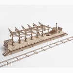 Механический-Деревянный 3D Конструктор – Перрон