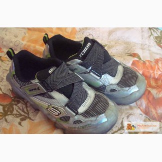 Кросовки с мигалками Skechers 32р. 20см - 200грн