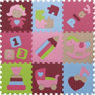 Детский игровой коврик - пазл Интересные игрушки GB-M1707 Baby Great