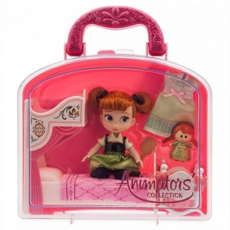 Мини кукла Анна в чемоданчике Disney