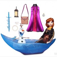 Кукла Анна с лодкой и Олафом. Холодное сердце 2, Disney