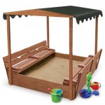 Детская песочница с крышкой, песочницы для детей, песочница деревянная(Pes-4)
