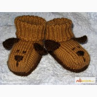Вязаные носки для малышей