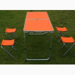 Походный набор мебели для пикника, раскладной стол и стулья Welfull-FTS1-4