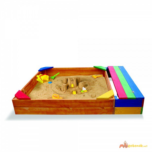 Фото 2. Песочница для детей, деревянные песочницы для дачи (pes 6)