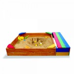 Песочница для детей, деревянные песочницы для дачи (pes 6)