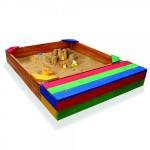 Песочница для детей, деревянные песочницы для дачи (pes 6)