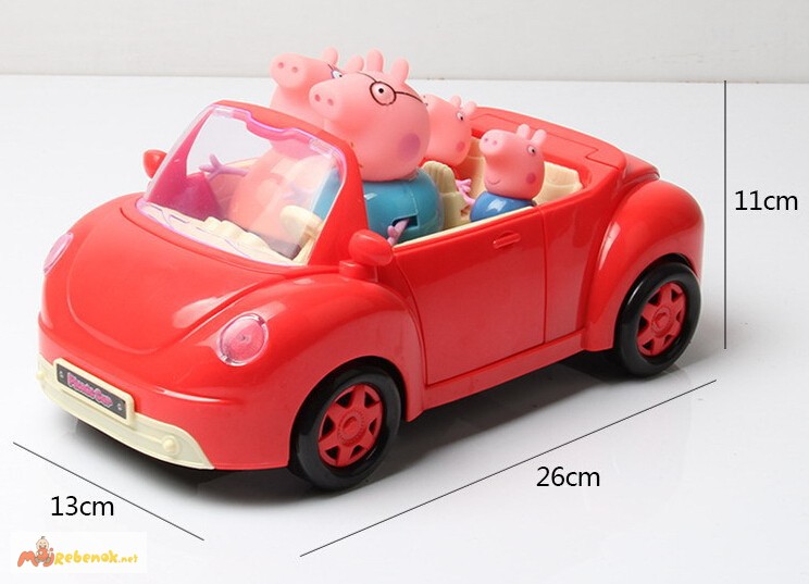 Фото 4. Машинка Свинки Пеппы с коринкой для пикника