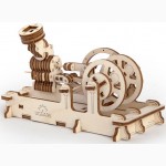 Механический-Деревянный 3D Конструктор - Пневматический двигатель