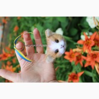Брелок котік валяна іграшка з шерсті хендмєйд сувенір подарунок інтерєрна кошка кіт брошь