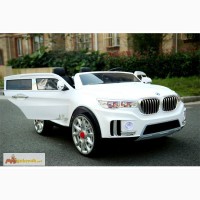 Детский двухместный электромобиль с EVA колесами BMW X7 M 2768 EBR-3