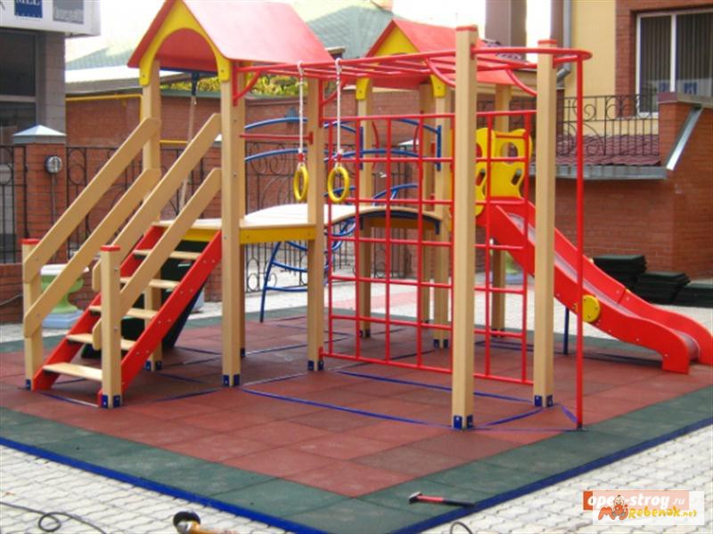 Фото 5. Резиновое покрытие для детских площадок, резиновая плитка 500 х500 мм