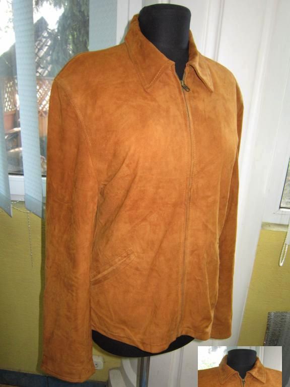 Оригинальная женская замшевая куртка VERA PELLE. Италия. Лот 213