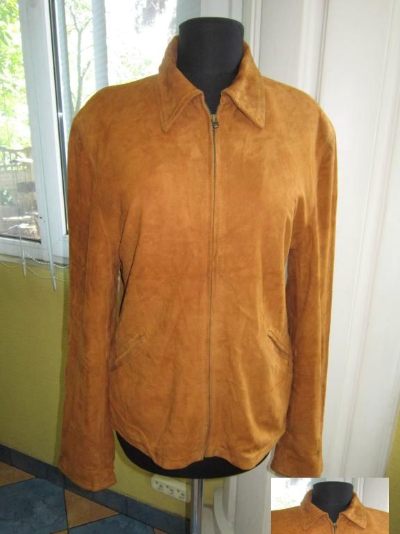 Фото 2. Оригинальная женская замшевая куртка VERA PELLE. Италия. Лот 213
