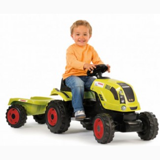 Детский педальный трактор c прицепом Smoby CLAAS 710114