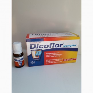 Dicoflor Комплекс содержит живые бактерии и восстанавливает микрофлору