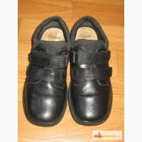 Кожаные демисезонные туфли Clarks (Англия), размер 12 F (20 см)