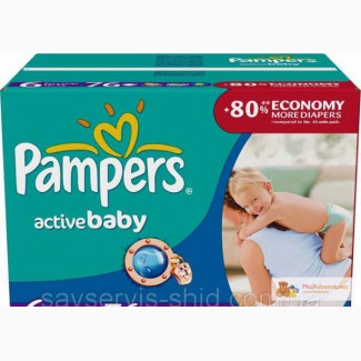 Детский подгузник 6-ка PAMPERS Active Baby16 кг - 31ш