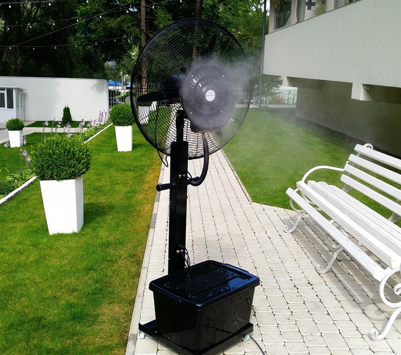 Фото 6. Переносной увлажнитель воздуха вентилятор туманообразование