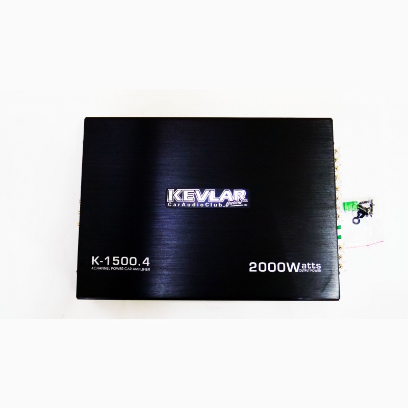 Фото 2. Автомобильный усилитель звука Kevlar K-1500.4 2000Вт 4-х канальный