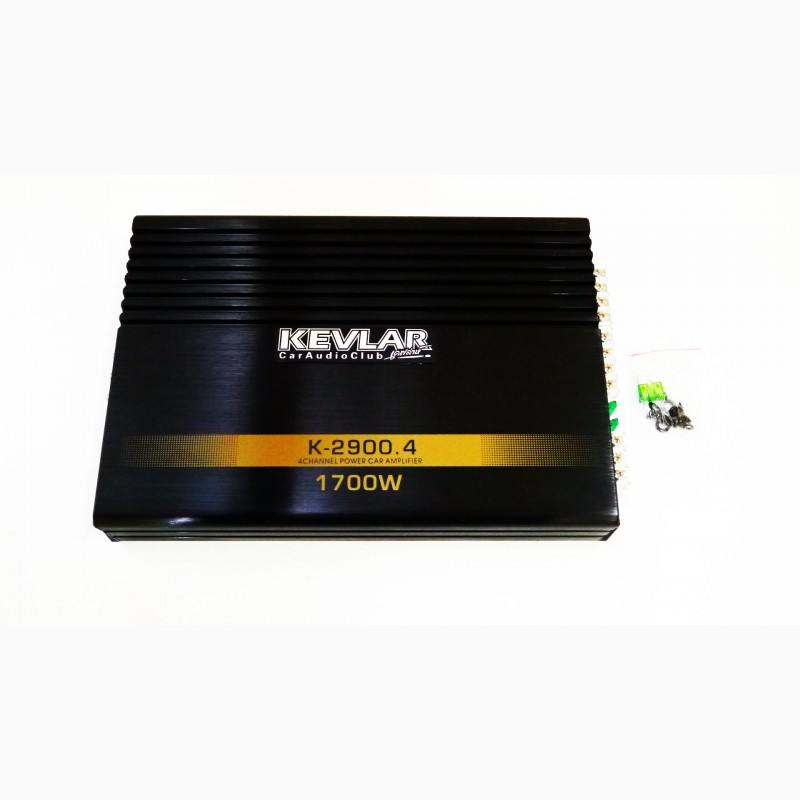 Фото 3. Автомобильный усилитель звука Kevlar K-2900.4 1700Вт 4-х канальный