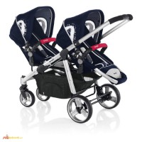 Twin stroller (2 strollers +2carrycots +2car seats) Ovo Twin 051
