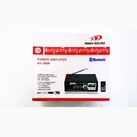 Усилитель звука AV-306B USB+SD+AUX+Bluetooth+Караоке