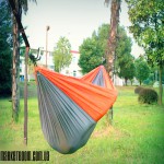 Гамак для кемпинга Light Parachute Nylon Hammock