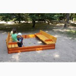 Песочницы детские деревянные 200см с крышкой Kindergray