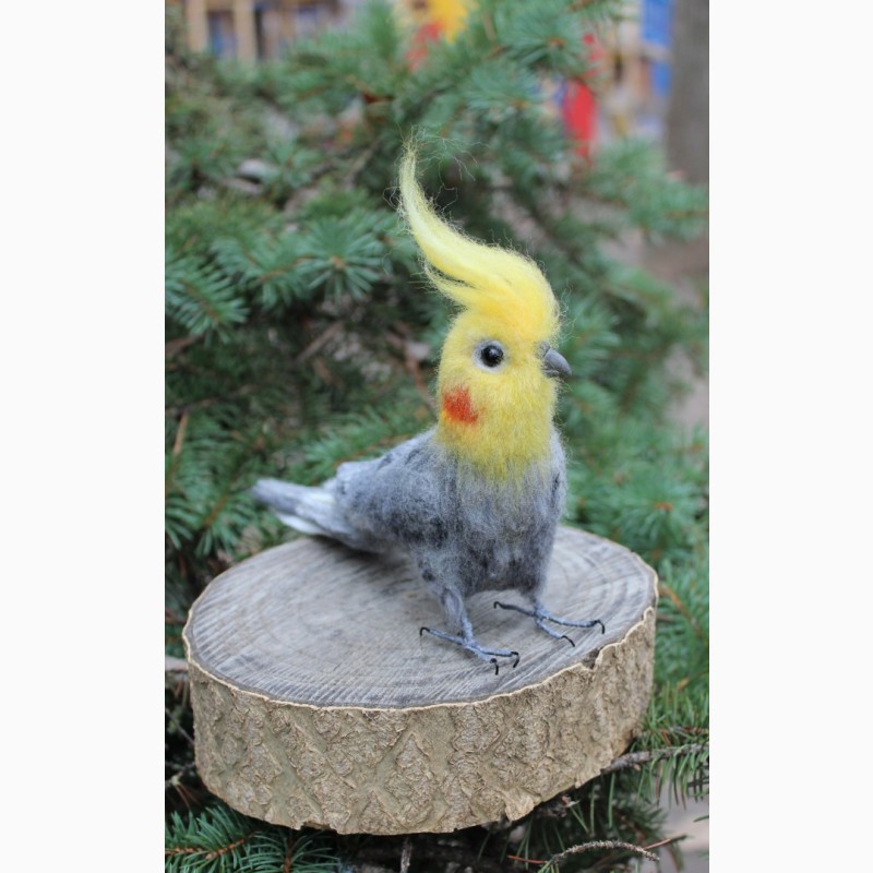 Фото 10. Попугай корелла игрушка хендмэйд подарок сувенир интерьерная папуга