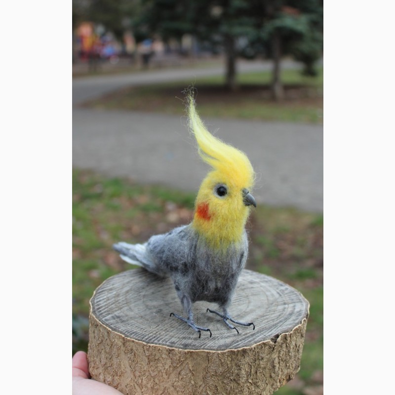 Фото 4. Попугай корелла игрушка хендмэйд подарок сувенир интерьерная папуга